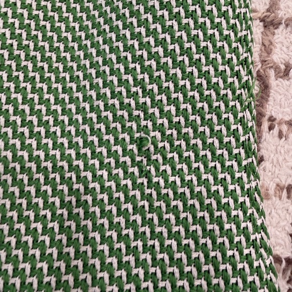 Veronica Beard Green Textured Vest with White Accents - Picture 3 of 5